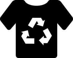 Recycle Shirt Sticker Svg Vector, Free Vectors File